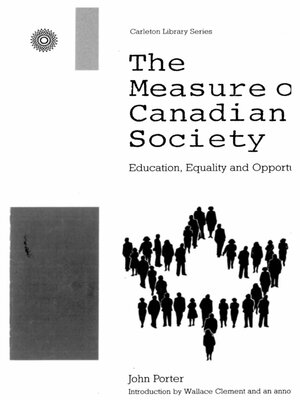 cover image of The Measure of Canadian Society: Education, Equality and Opportunity